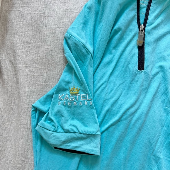kastel denmark turquoise equestrian top - Picture 2 of 3